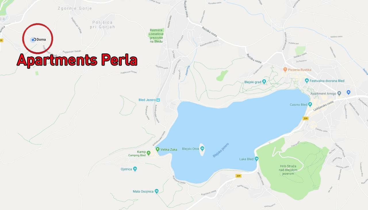 Apartments Perla Zgornje Gorje Bagian luar foto